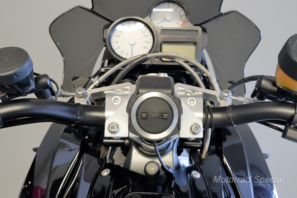Navihalter BMW K1300R AC-Schnitzer Umbau für TomTom