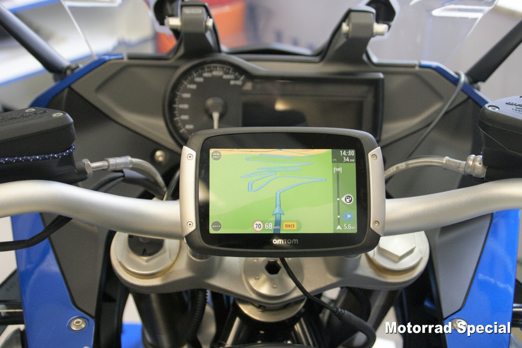 Navihalter BMW R1200RS / R1250RS Wunderlichlenker für Garmin XT und TomTom