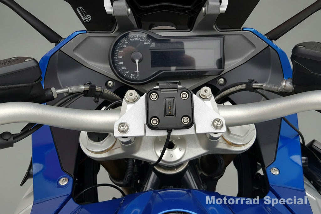 Navihalter BMW R1200RS / R1250RS Wunderlichlenker für Garmin XT und TomTom