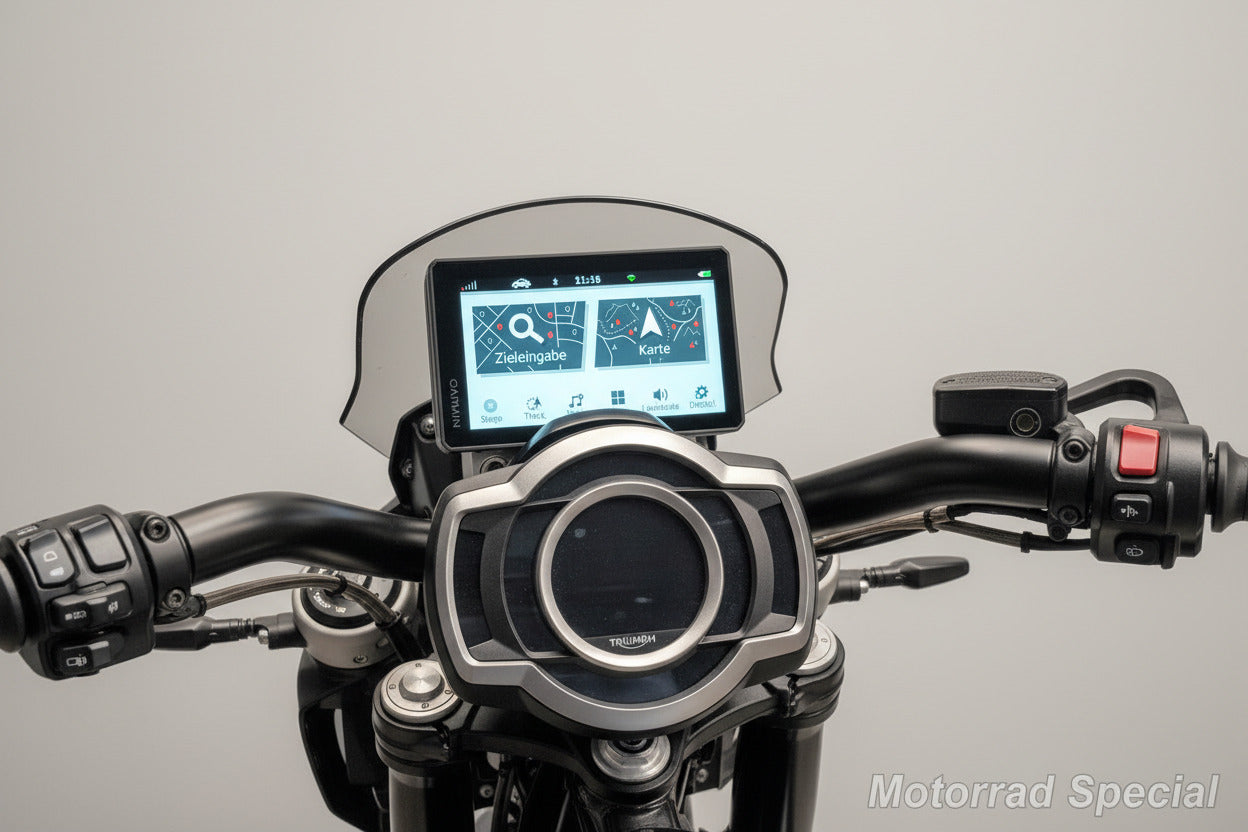 Navihalter Triumph Rocket 3 + GT für TomTom und Garmin XT