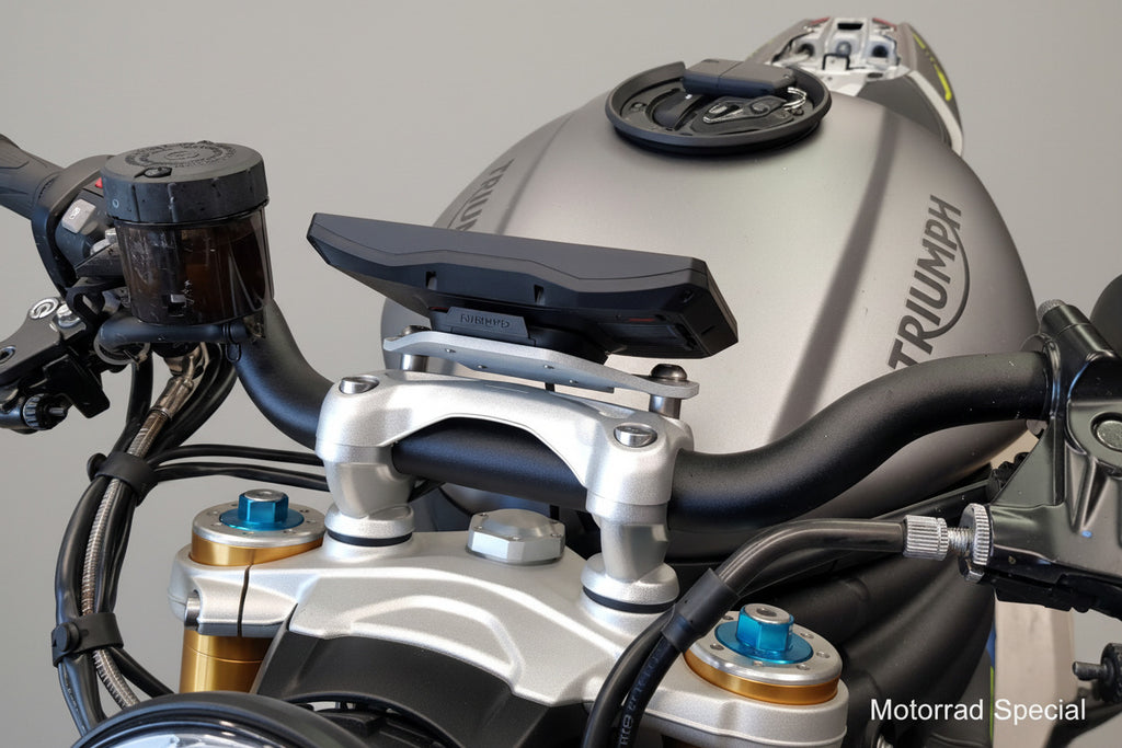 Navihalter Triumph Speed Triple RS für Garmin XT