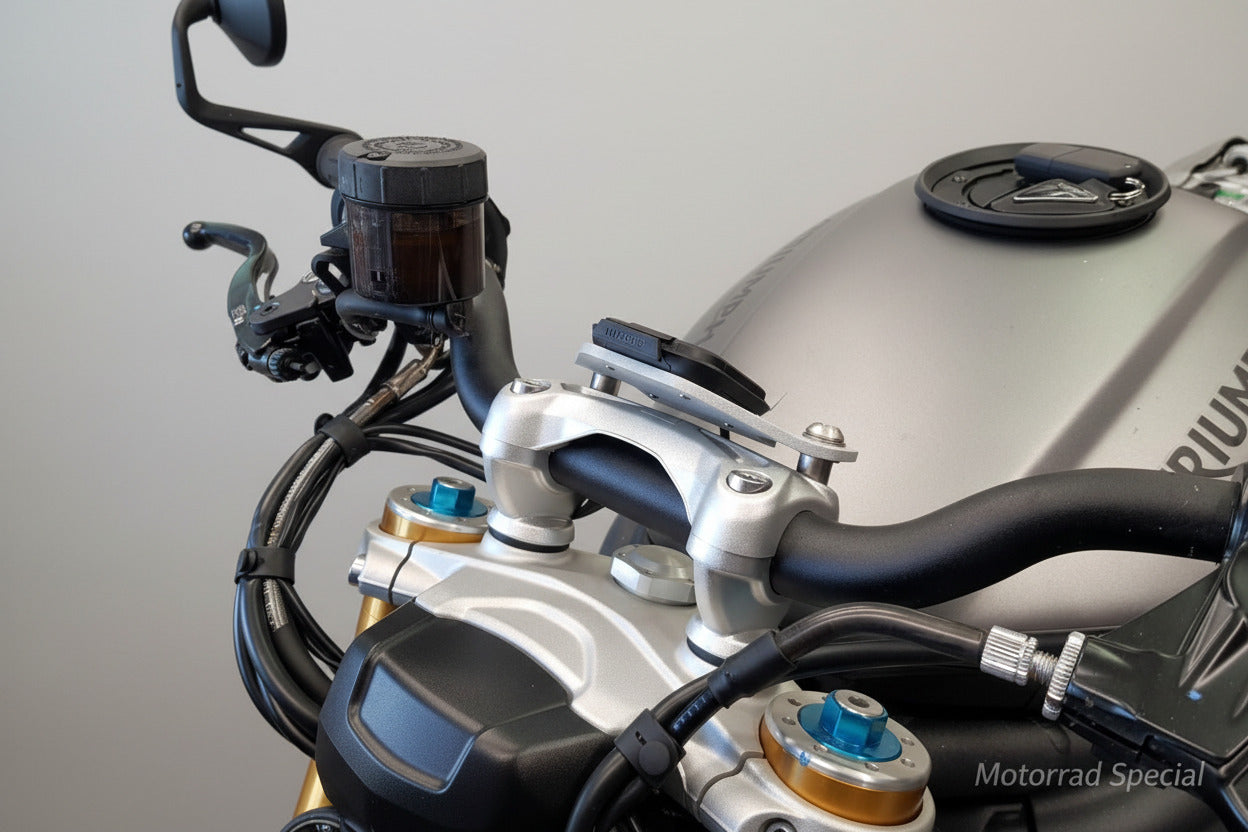 Navihalter Triumph Speed Triple RS für Garmin XT